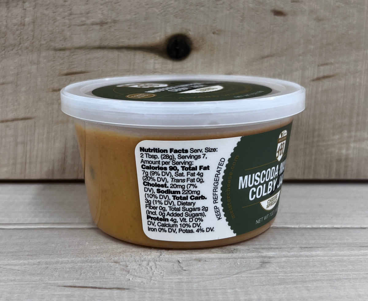 Muscoda Mayhem Colby Jack 7oz Spread – Mousehouse Cheesehaus