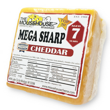 Load image into Gallery viewer, 7 Years Aged Mega Sharp Cheddar