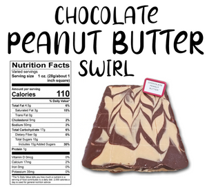 Peanut Butter Chocolate Fudge (1/2 Pound)
