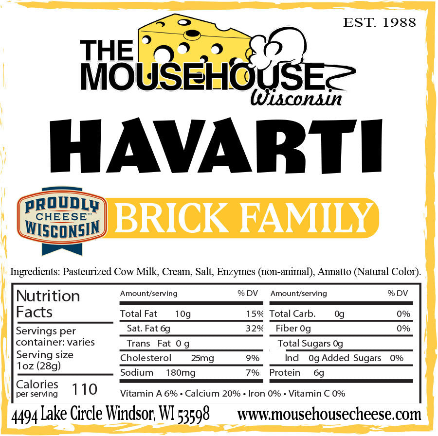 Havarti Mousehouse Cheesehaus