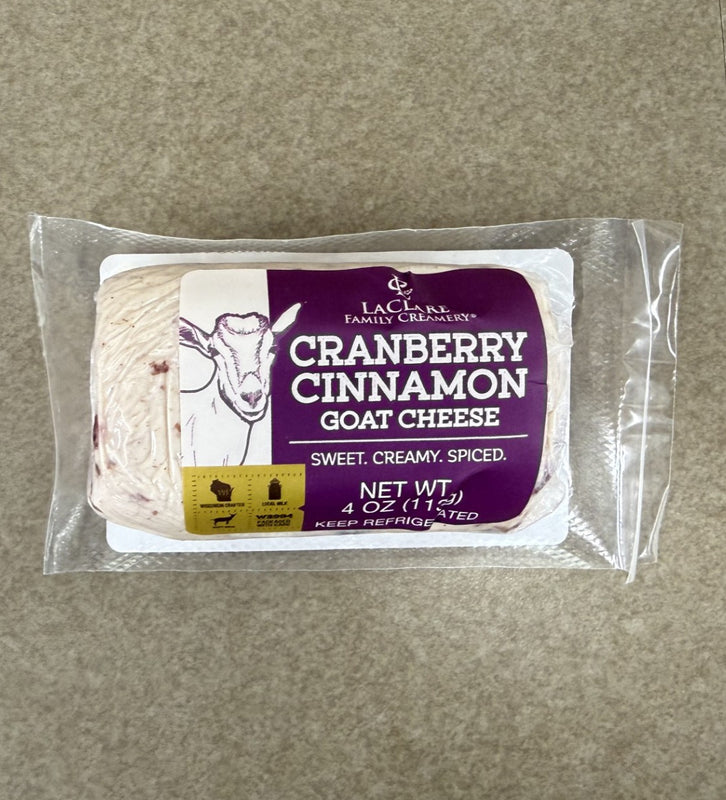 LaClare Cranberry Cinnamon Goat Cheese
