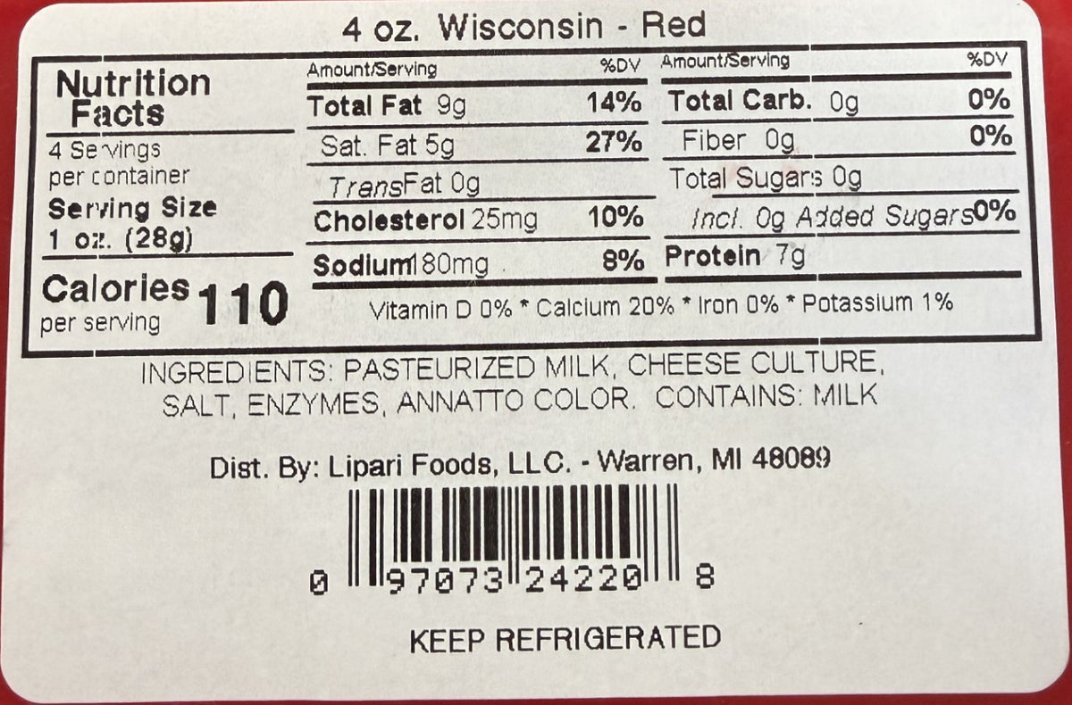 Wax Coated Mild Cheddar Cheese - Wisconsin Cut – Mousehouse Cheesehaus