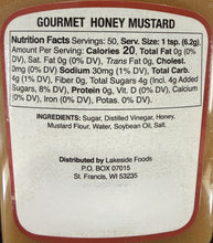 Load image into Gallery viewer, Lakeside's Gourmet Honey Mustard