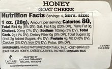 Load image into Gallery viewer, LaClare Honey Goat Cheese