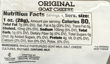 Load image into Gallery viewer, LaClare Original Goat Cheese