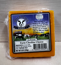Load image into Gallery viewer, A2 Farmhouse Cheddar - Front of Block