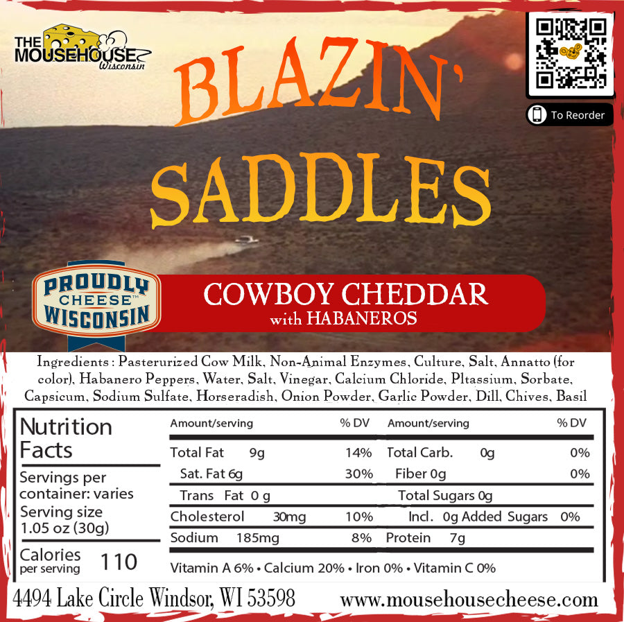 Blazin' Saddles Cheddar