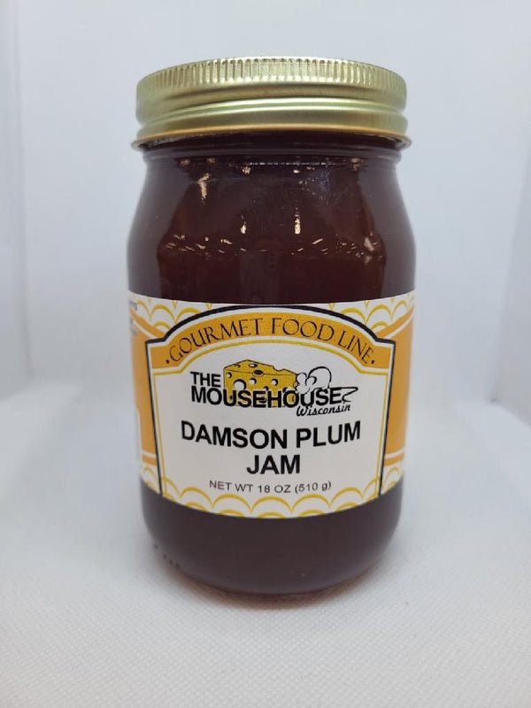 Damson Plum Jam - Front of Jar