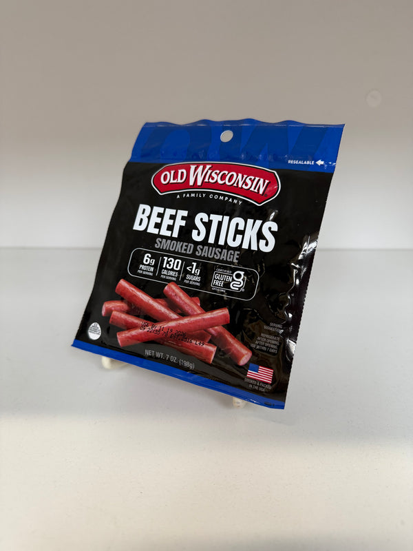Old Wisconsin Beef Sticks Smoked Sausage