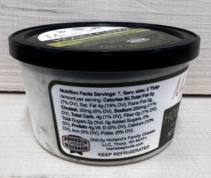 Marieke Gouda Honey Clover Spread - Nutrition Facts on Container 