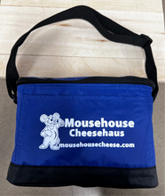 Load image into Gallery viewer, Mousehouse Insulated Cooler - Front of Cooler With Handle Showing