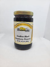Load image into Gallery viewer, Seedless Black Raspberry Preserves 10.5oz