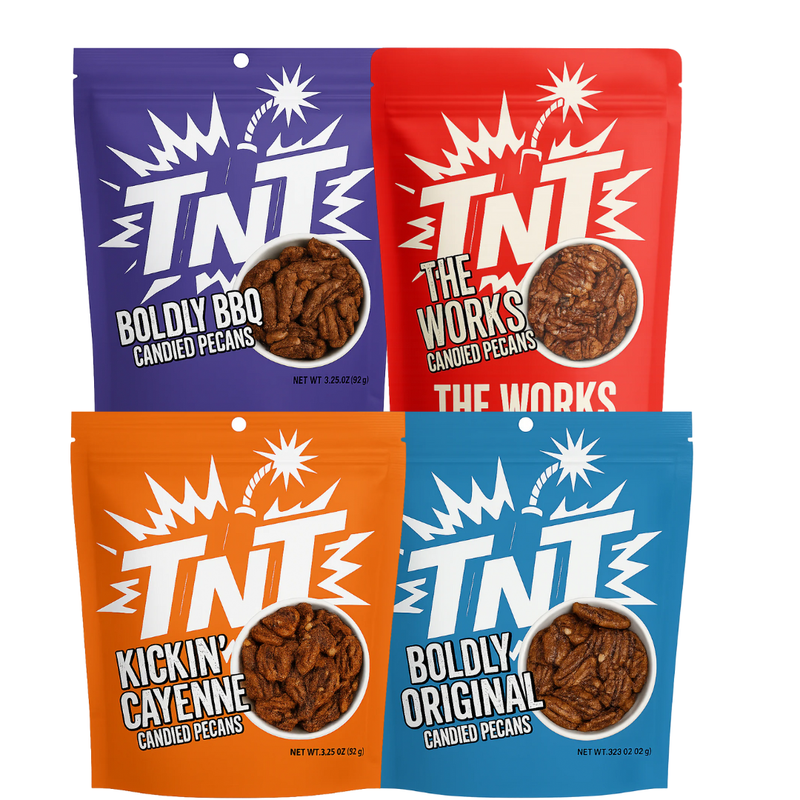 TNT Candied Pecans Variety Pack