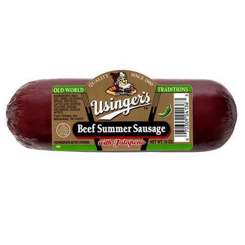 Usinger Beef Summer Sausage with Jalapeno