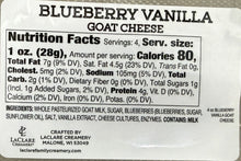 Load image into Gallery viewer, LaClare Blueberry Vanilla Goat Cheese