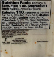 Load image into Gallery viewer, LaClare Goat Cheese Pepper Jack