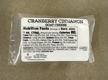 Load image into Gallery viewer, LaClare Cranberry Cinnamon Goat Cheese