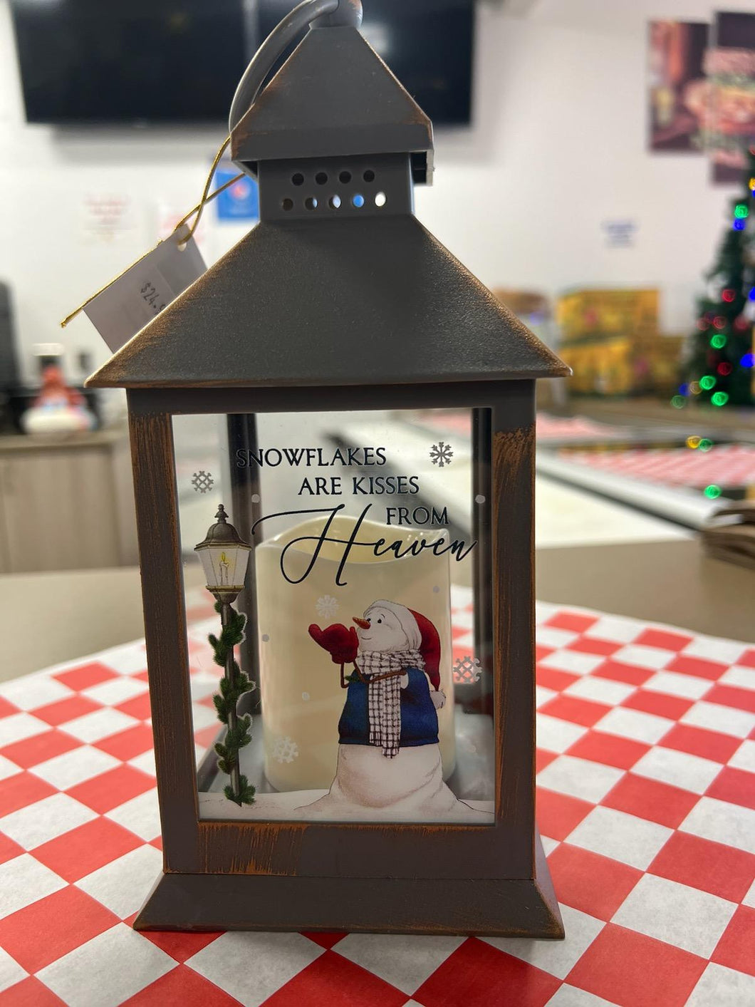 Snowman Lantern