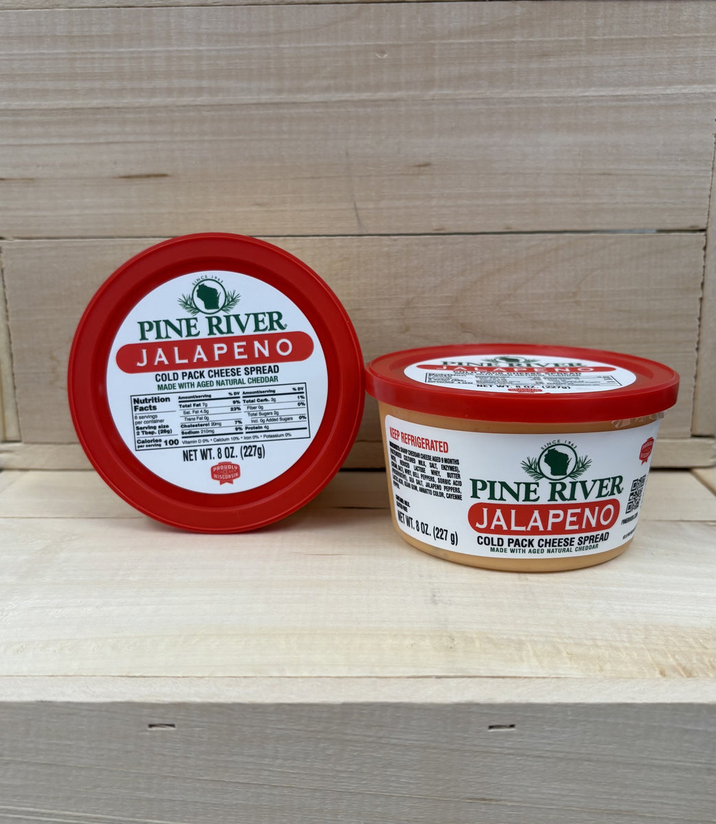 Pine River Jalapeno Cheese Spread 7oz – Mousehouse Cheesehaus