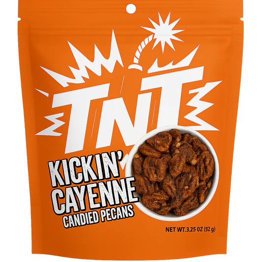TnT - Kickin' Cayenne Candied Pecans
