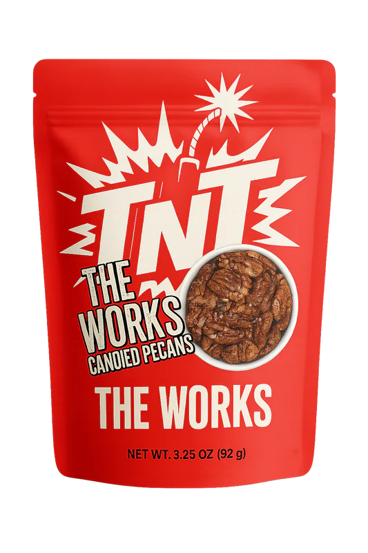 TnT - The Works Candied Pecans