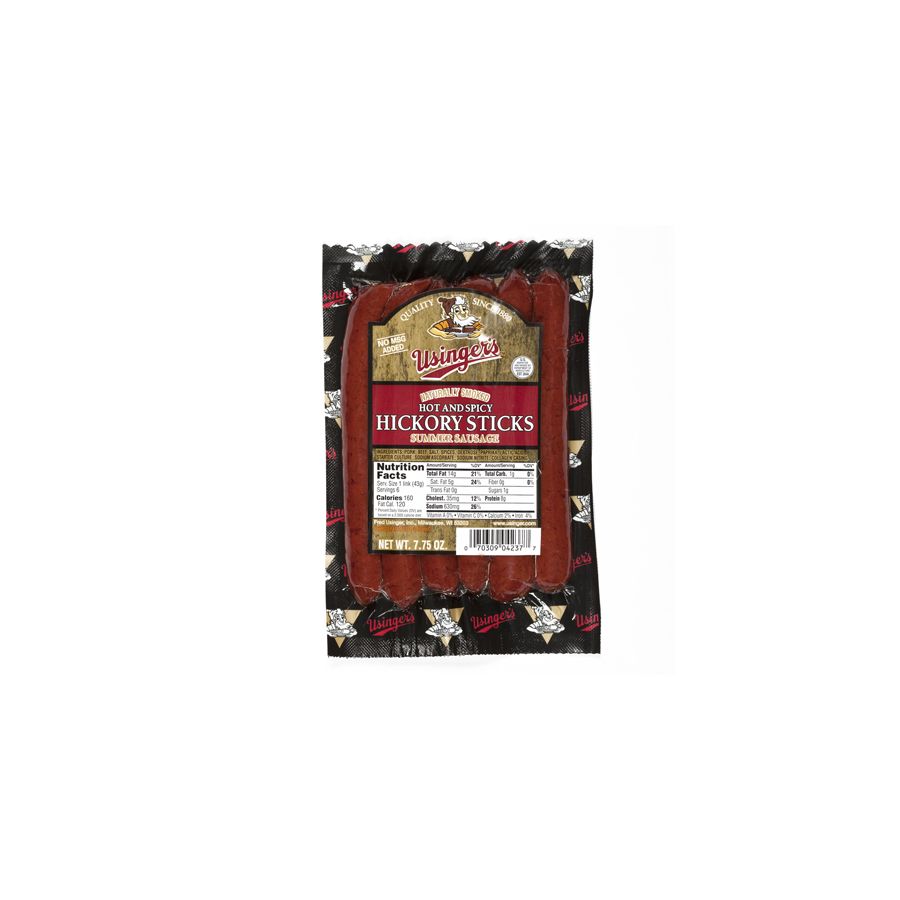 Usinger's Hot and Spicy Summer Sausage Hickory sticks