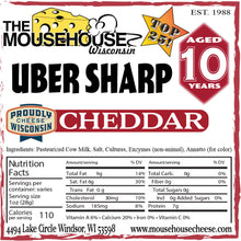 Load image into Gallery viewer, 10 Year Old Uber Sharp Cheddar