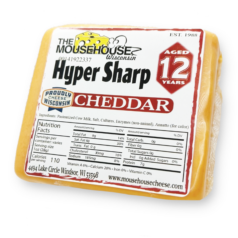 12 Years Aged Hyper Sharp Cheddar