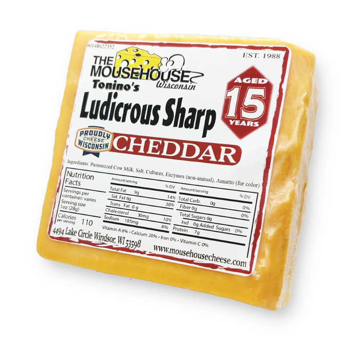 15 Years Aged Ludicrous Sharp Cheddar