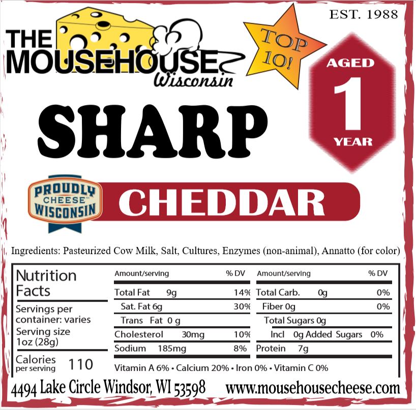 1 Year Sharp Cheddar