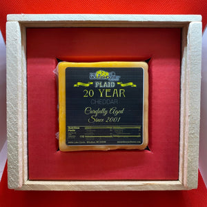 20 Year Plaid Aged Cheddar - 8 ounces