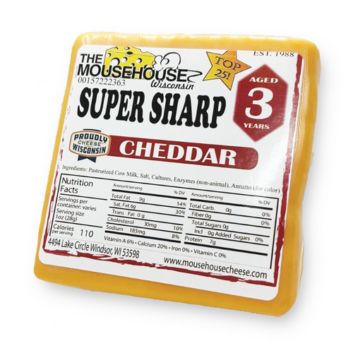 3 Years Aged Super Sharp Cheddar