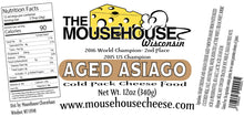 Load image into Gallery viewer, Aged Asiago 12oz Spread Label