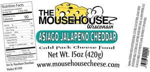 Asiago & Jalapeno Cheddar Spread, 15 oz