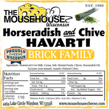 Load image into Gallery viewer, Horseradish &amp; Chive Havarti