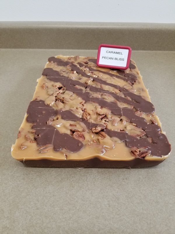 Caramel Pecan Bliss Fudge