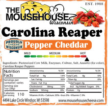 Load image into Gallery viewer, Carolina Reaper Pepper Cheddar