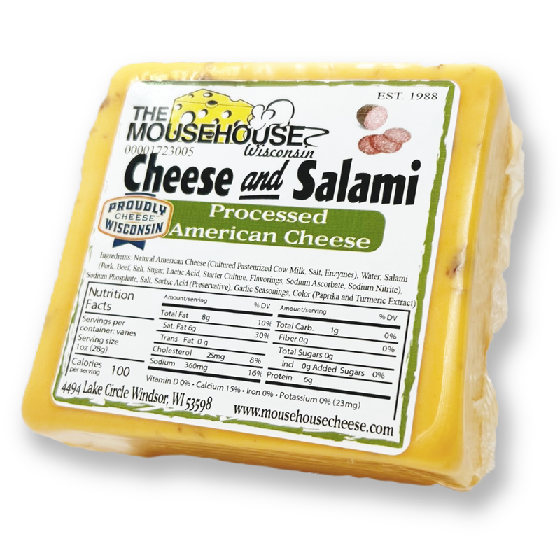 Cheese and Salami Processed American Cheese