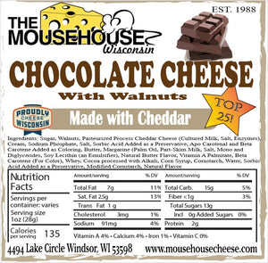 Chocolate Cheese with Walnuts