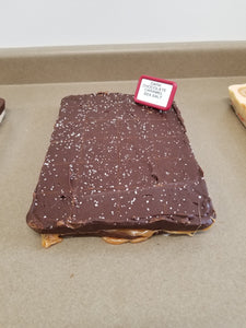 Dark Chocolate Caramel Sea Salt Fudge