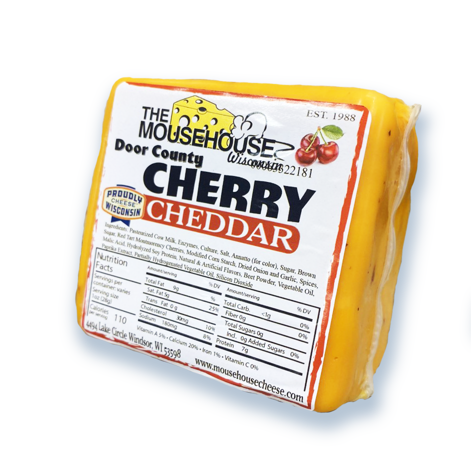 Cherry's Room 発送ページ Door County Cherry Cheddar – Mousehouse Cheesehaus