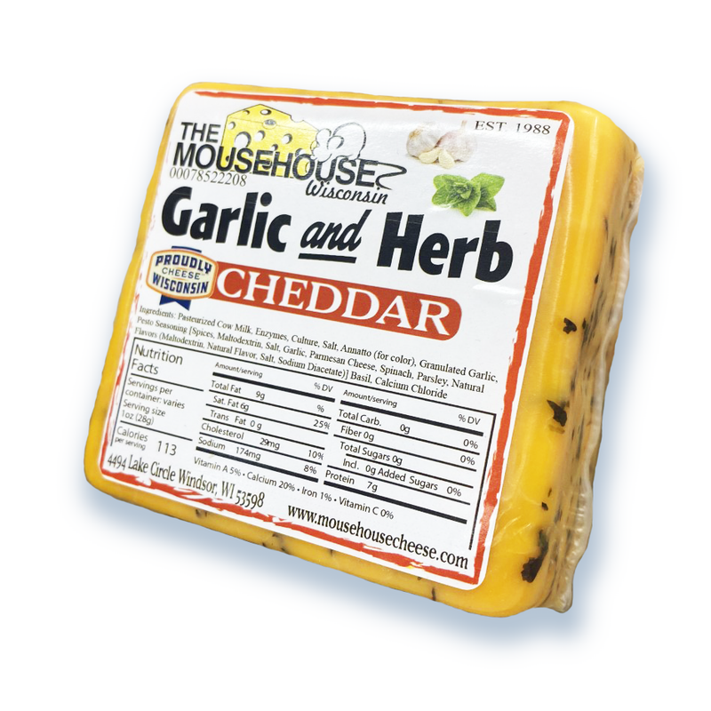Garlic and Herb Cheddar