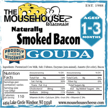 Load image into Gallery viewer, Smoked Bacon Gouda, Approx wt. 12oz