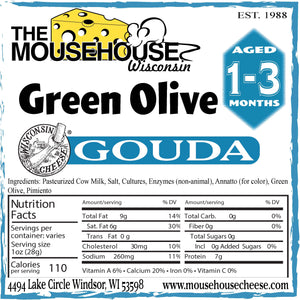 Green Olive Gouda, Approx wt. 12oz