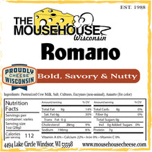 Load image into Gallery viewer, Romano - Approx wt. 7 Ounces