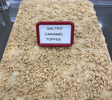 Load image into Gallery viewer, Salted Caramel Toffee Fudge (1/2 Pound)