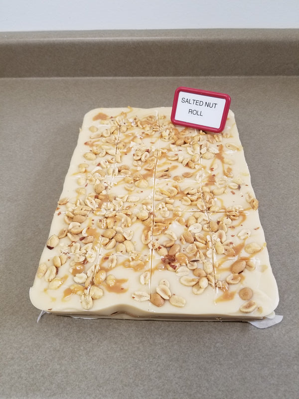 Salted Nut Roll Fudge