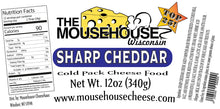 Load image into Gallery viewer, Sharp Cheddar 12oz Cheese Spread Label