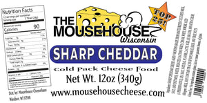 Sharp Cheddar 12oz Cheese Spread Label