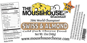 Swiss & Almond 12oz Spread Label